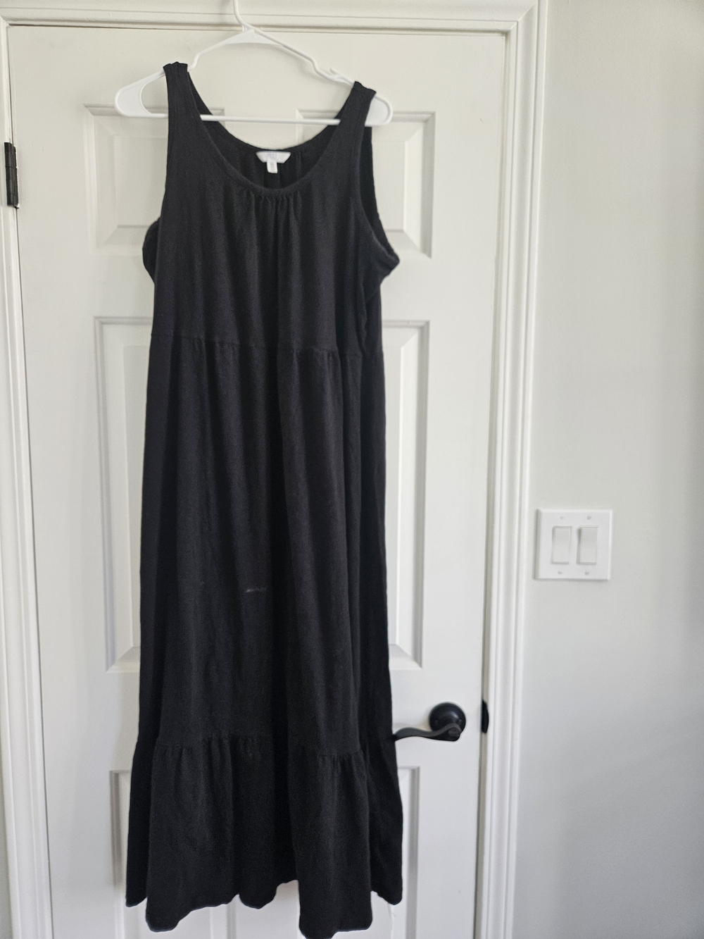 Time & Tru Black Maxi Dress